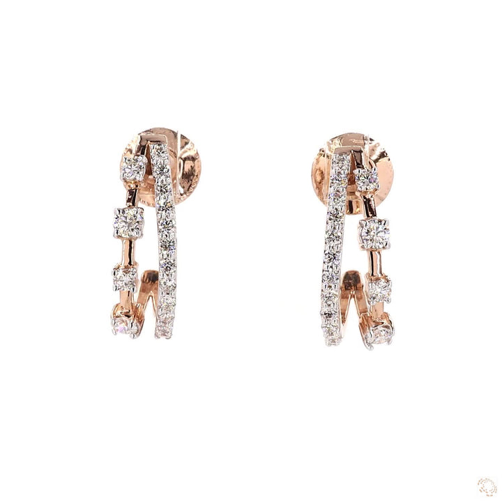 Twist of Sparkle: Contrasting Diamonds