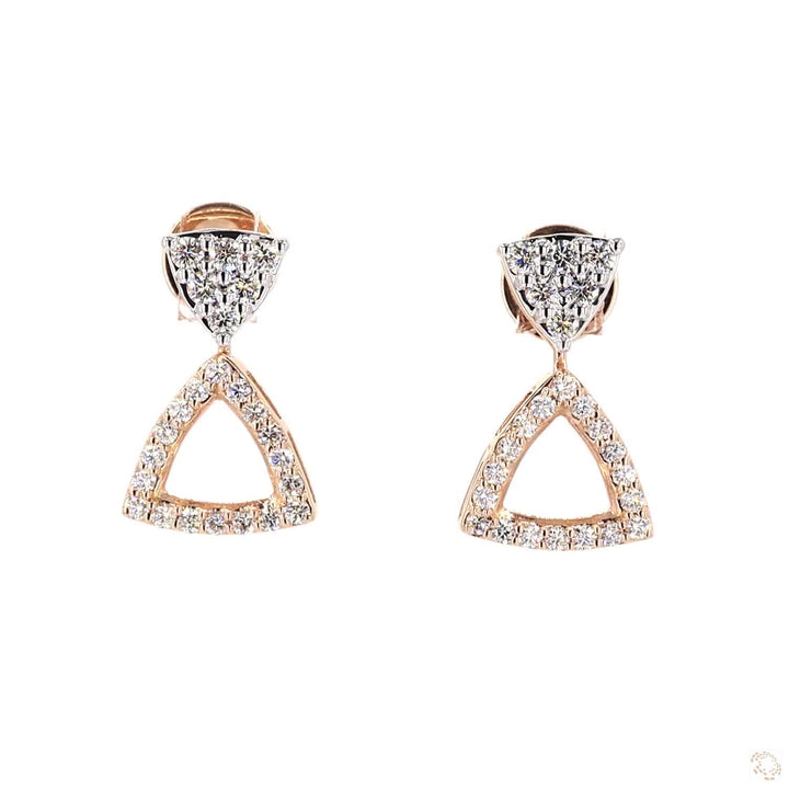 Aurora Changeable Earings: Triangular Studs