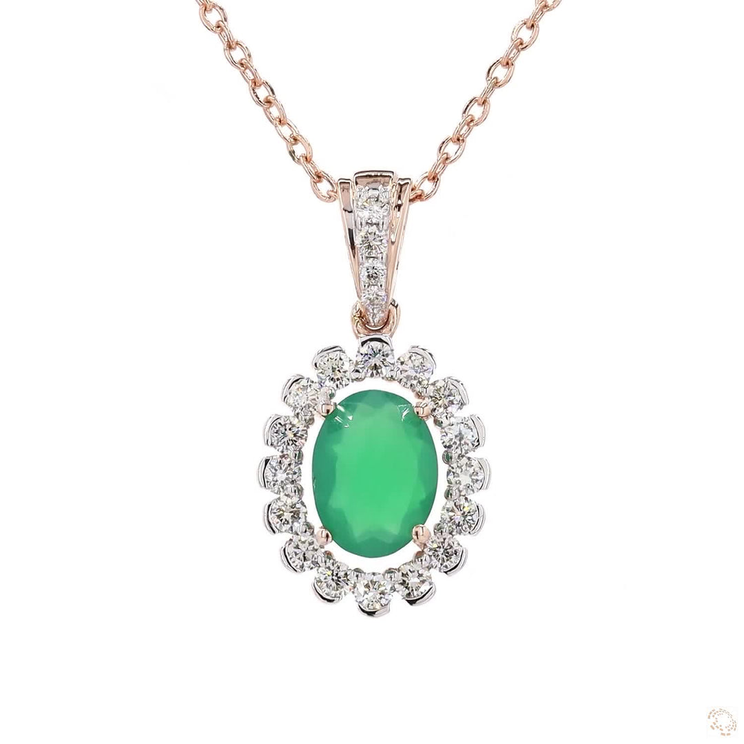 Sylvana Pendant Set : Luxury Reimagined in Green