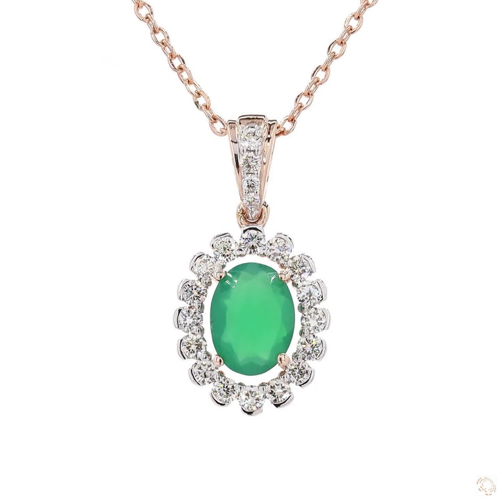 Sylvana Pendant Set : Luxury Reimagined in Green