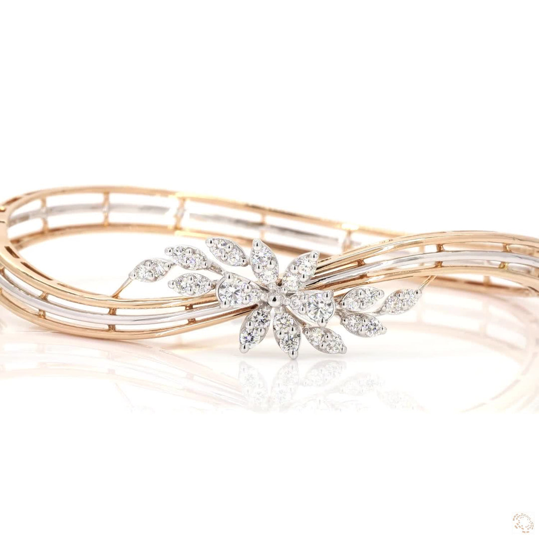 Harmony Bloom Bracelet: Blossoms in every sparkle