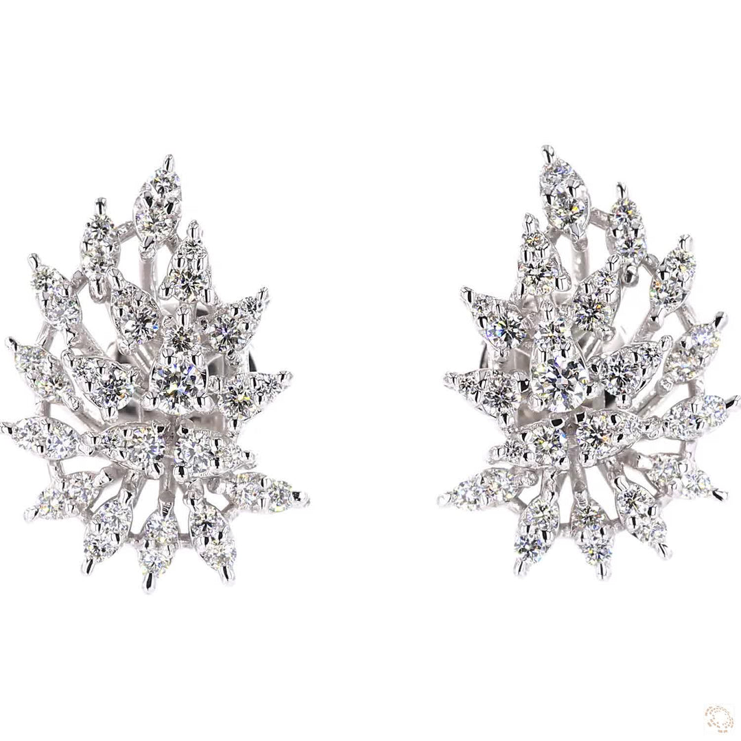 Fiori Studs : Petals of Passion