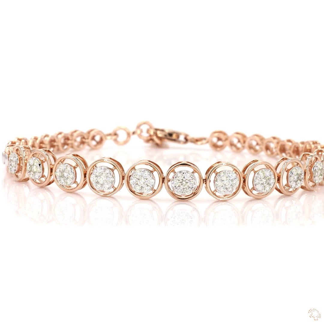 Gleaming Circle: Unbroken Radiance bracelet