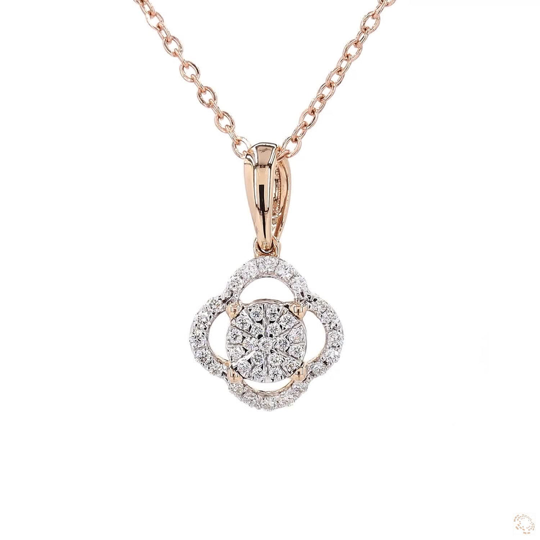 Love Bloom Pendant Set: Dainty Dreamy Elegance