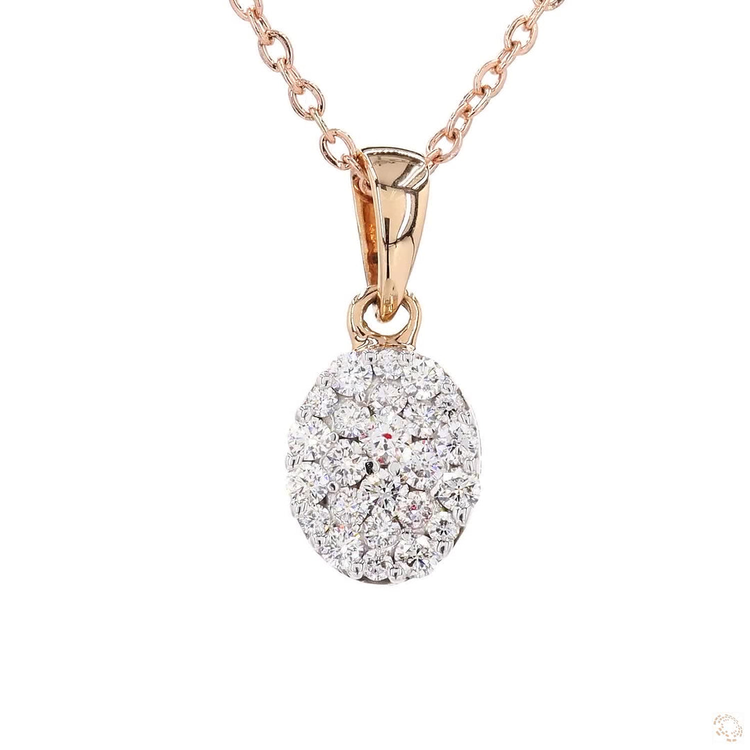 Nimbus Drops Pendant Set: Essence of Celestial Beauty