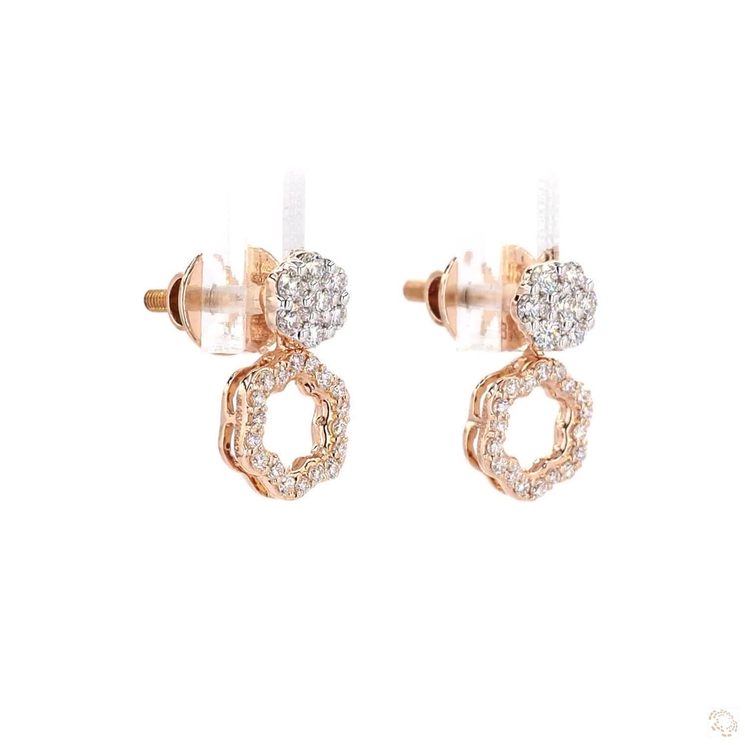 Aurora Changeable Earings: Hexa Studs