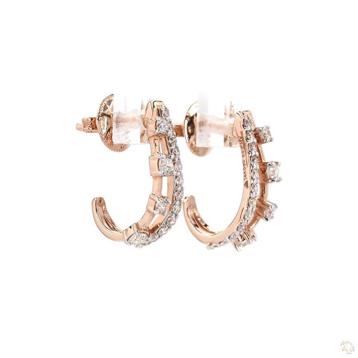 Twist of Sparkle: Contrasting Diamonds