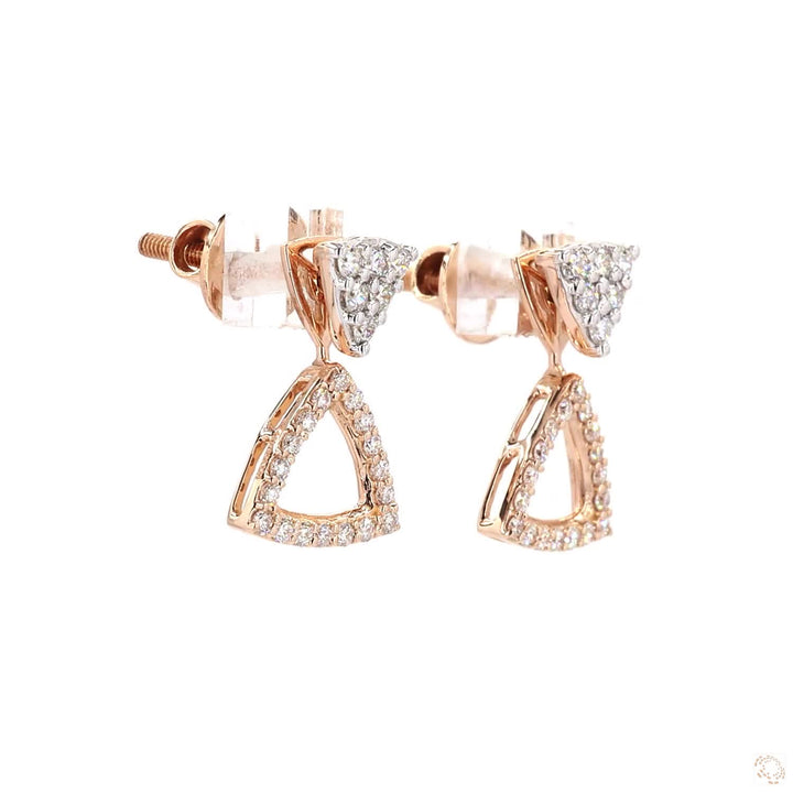 Aurora Changeable Earings: Triangular Studs