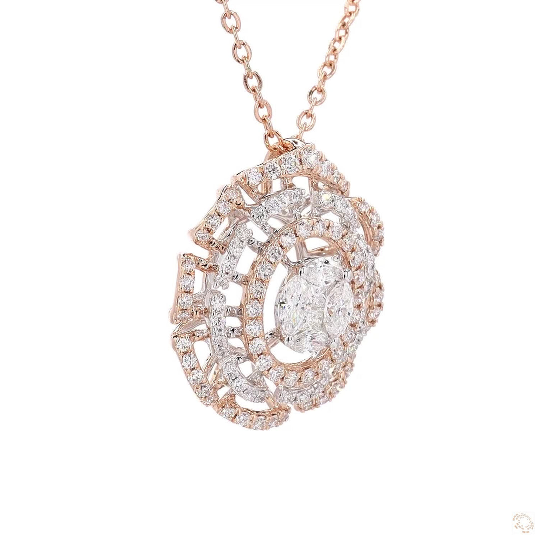 Florentine Dreams Pendant Set: Forever in Bloom