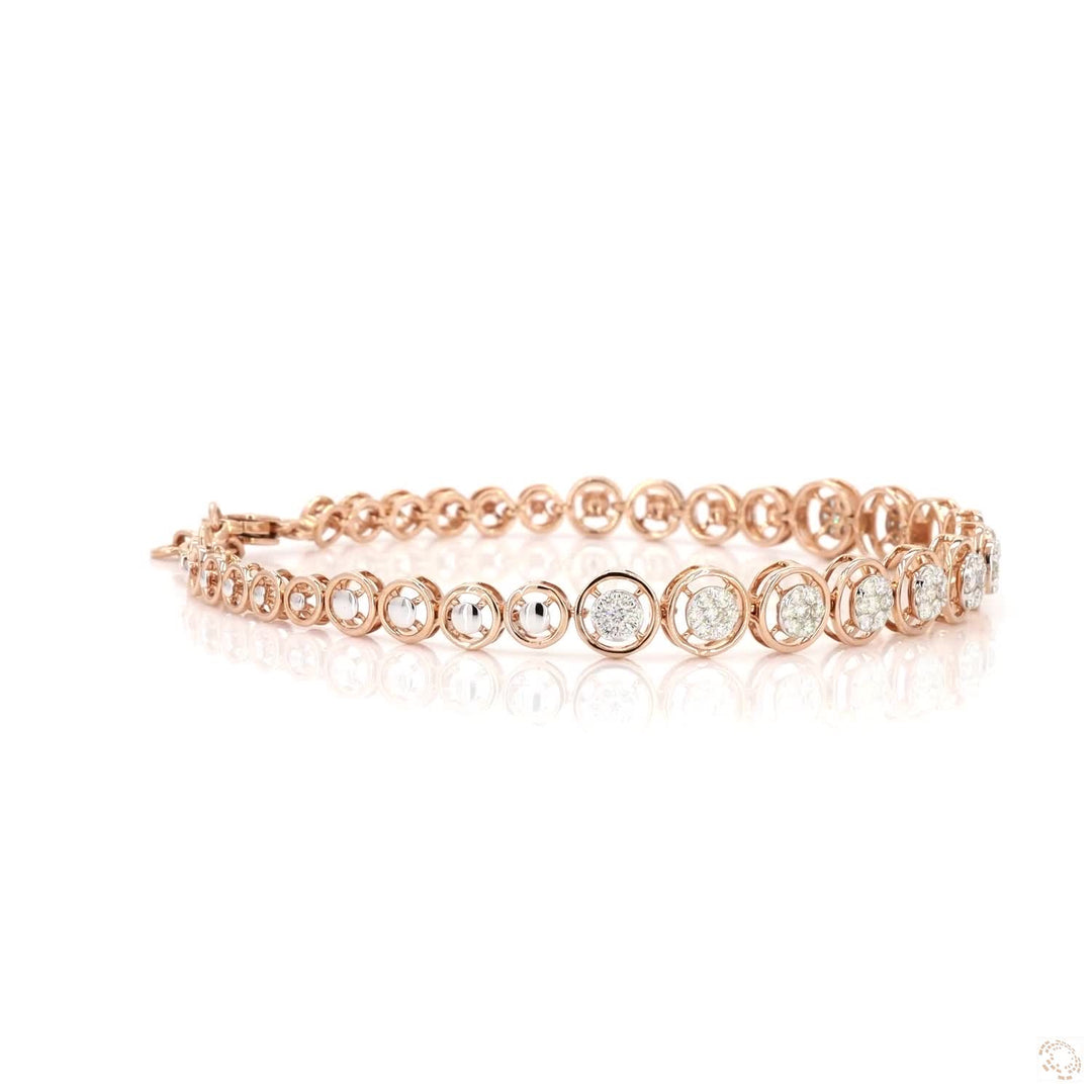 Gleaming Circle: Unbroken Radiance bracelet