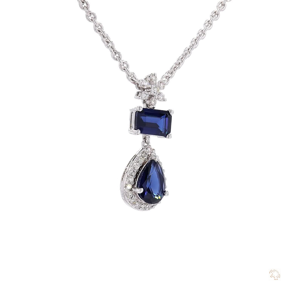 Azure Breeze Pendant Set 1 : Serenity with a touch of Blue