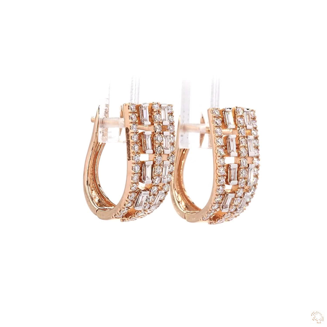 Diamond Cascade: A Flowing fall of Diamonds in a Tapered Hoop