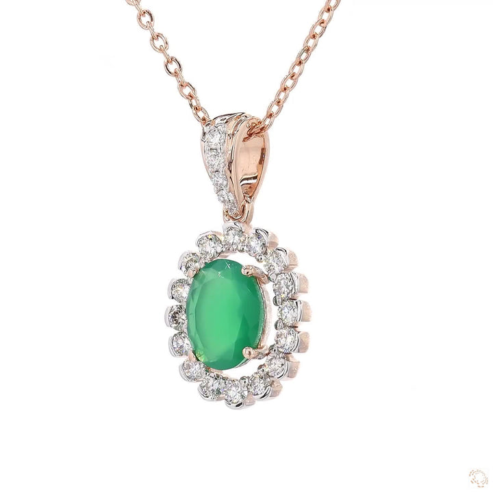 Sylvana Pendant Set : Luxury Reimagined in Green