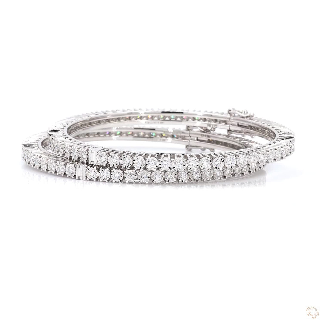 Eternal Elegance - Solitaire Round Bangle