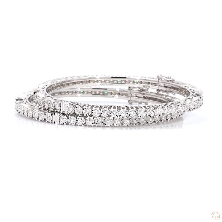 Eternal Elegance - Solitaire Round Bangle