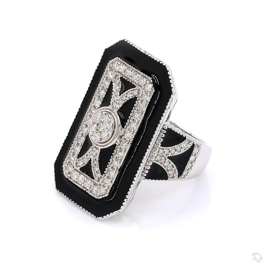 Art Deco Dream : Classic cocktail Ring