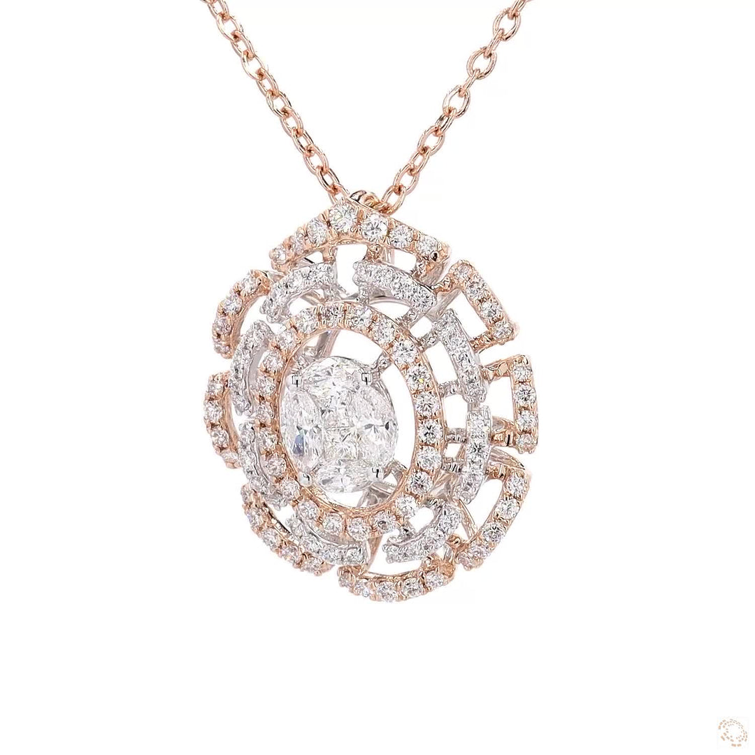 Florentine Dreams Pendant Set: Forever in Bloom