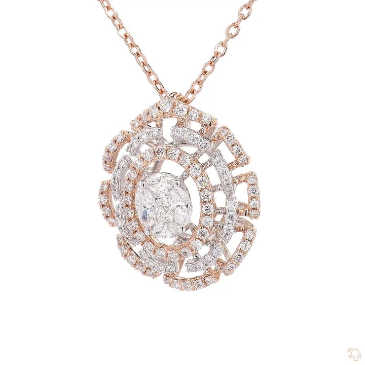 Florentine Dreams Pendant Set: Forever in Bloom