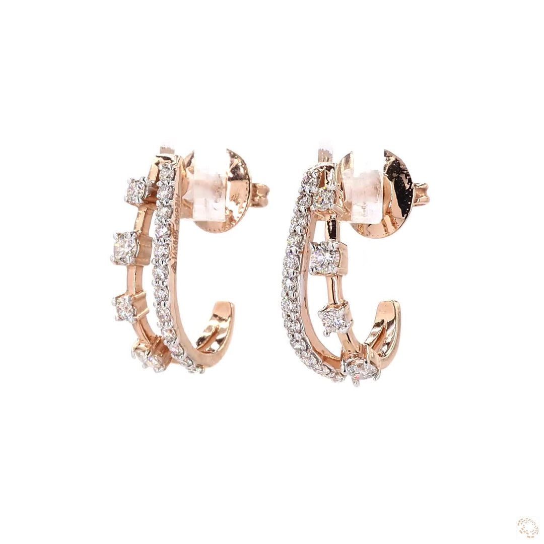 Twist of Sparkle: Contrasting Diamonds