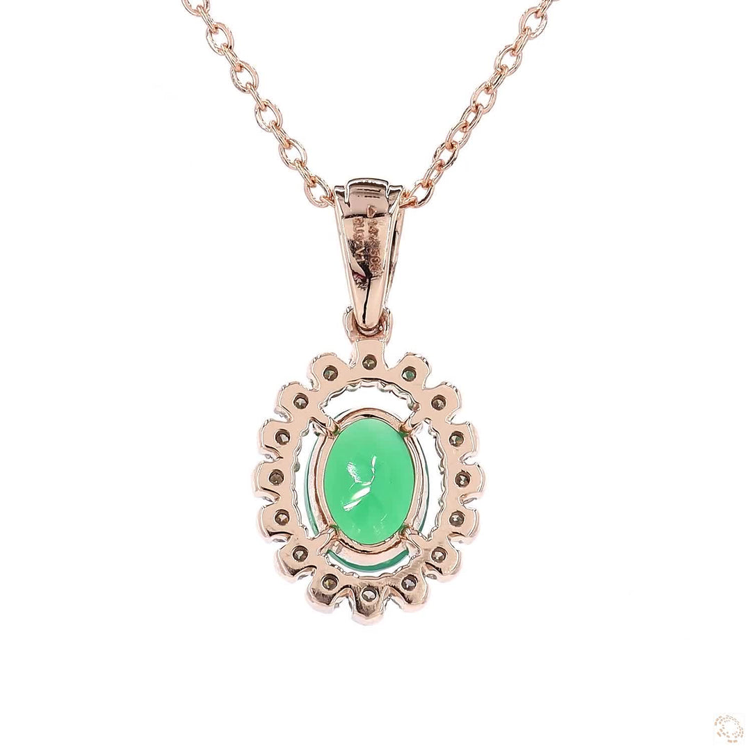 Sylvana Pendant Set : Luxury Reimagined in Green