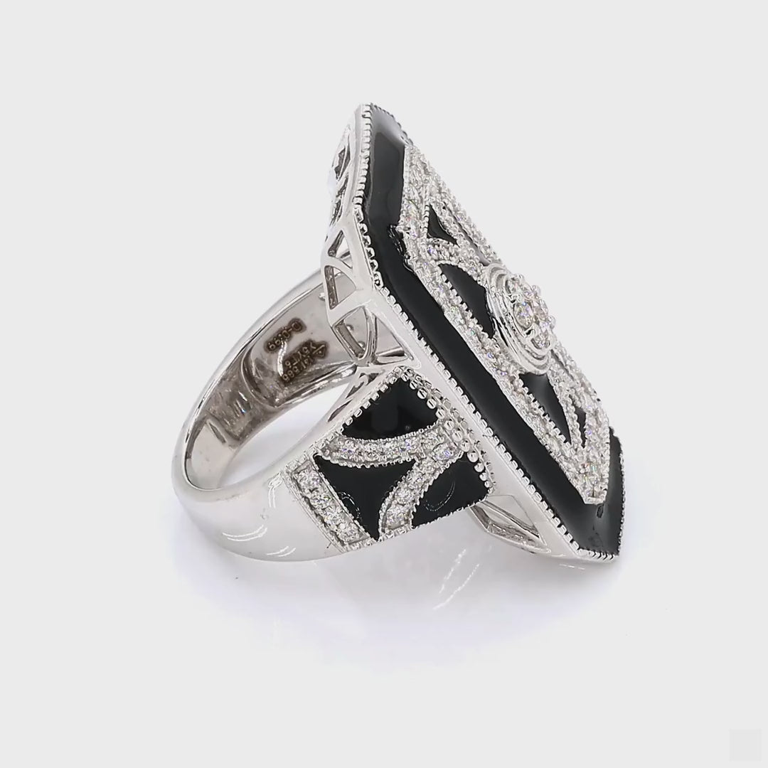 Art Deco Dream : Classic cocktail Ring