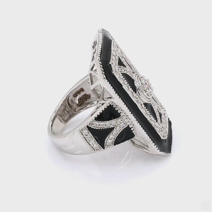 Art Deco Dream : Classic cocktail Ring