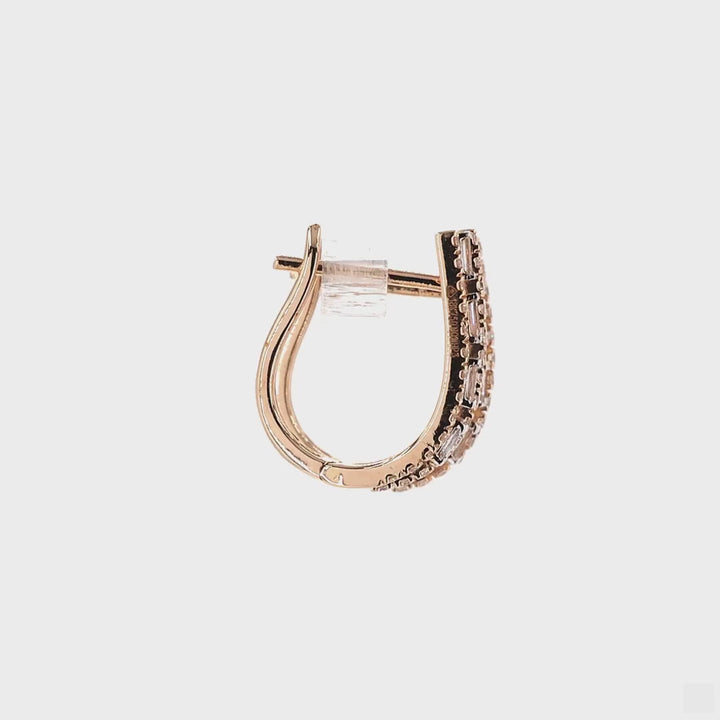 Diamond Cascade: A Flowing fall of Diamonds in a Tapered Hoop