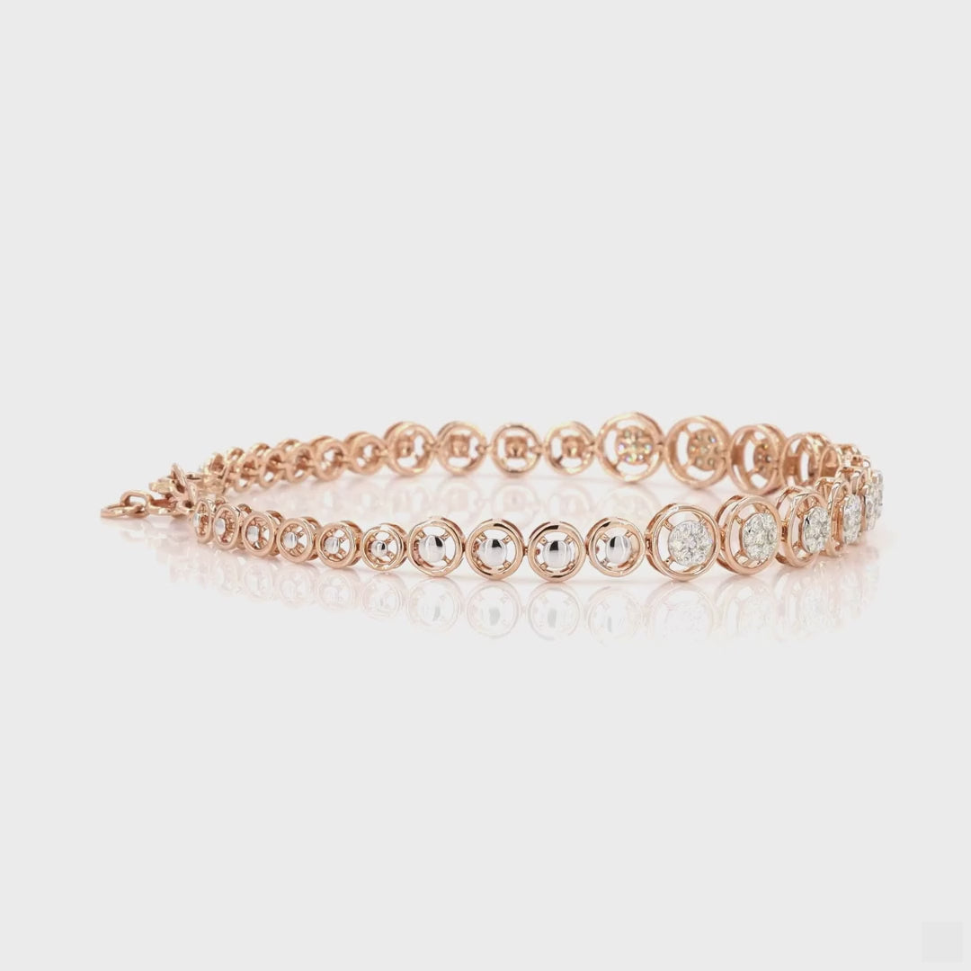 Gleaming Circle: Unbroken Radiance bracelet