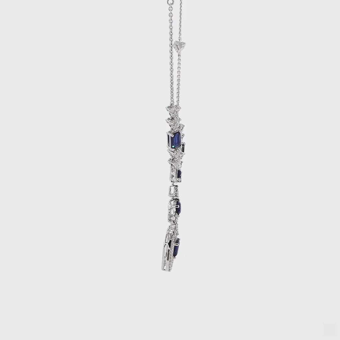 Azure Breeze Pendant Set 2 : Serenity with a touch of Blue