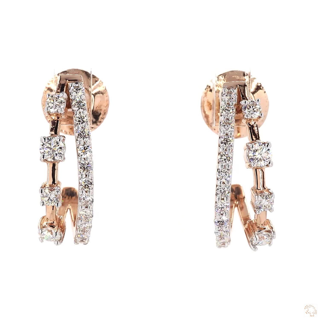 Twist of Sparkle: Contrasting Diamonds